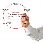 Diagram of information security lifecycle